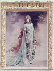 Mary Garden jako Melisande, přední strana časopisu 